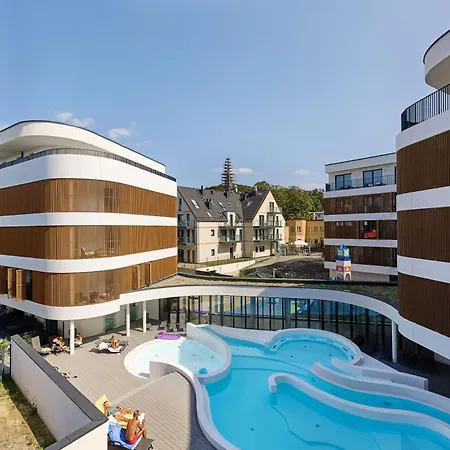 Daire Baltic Waves - Basen, Sauna, Parking *