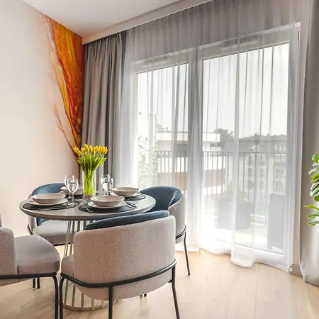 Baltic Waves - Basen, Sauna, Parking Daire *